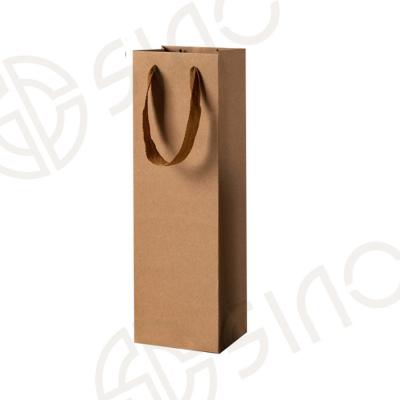 Paper Brown wine bag